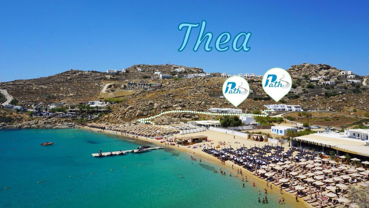 1Path Thea Mykonos Super Paradise Beach House Mykonos Town Exteriér fotografie